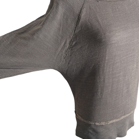 Caslon Pullover Top Athletic Goblincore Casual Layer Hike Womens XS Cotton Olive - Picture 6 of 12